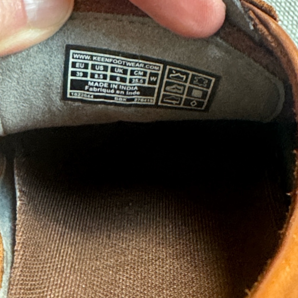 Keen Lorelei Tan Leather Woman’s Size 8.5 Shoes - Picture 2 of 11